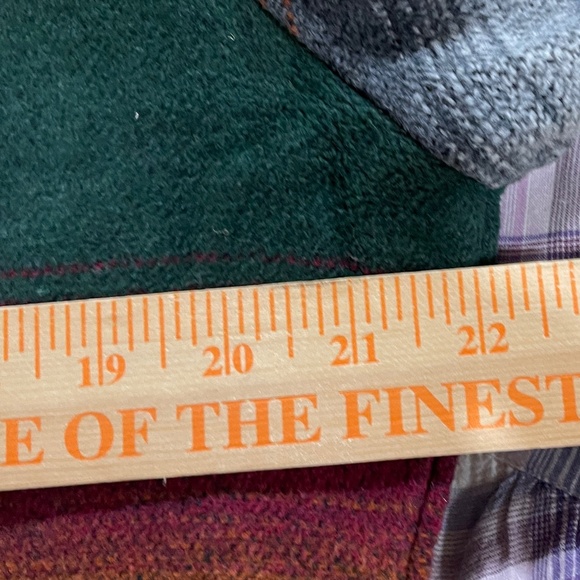 Vintage Chad Stevens Striped Blazer Jewel Tones Made in USA Medium Large Jacket - Picture 9 of 10